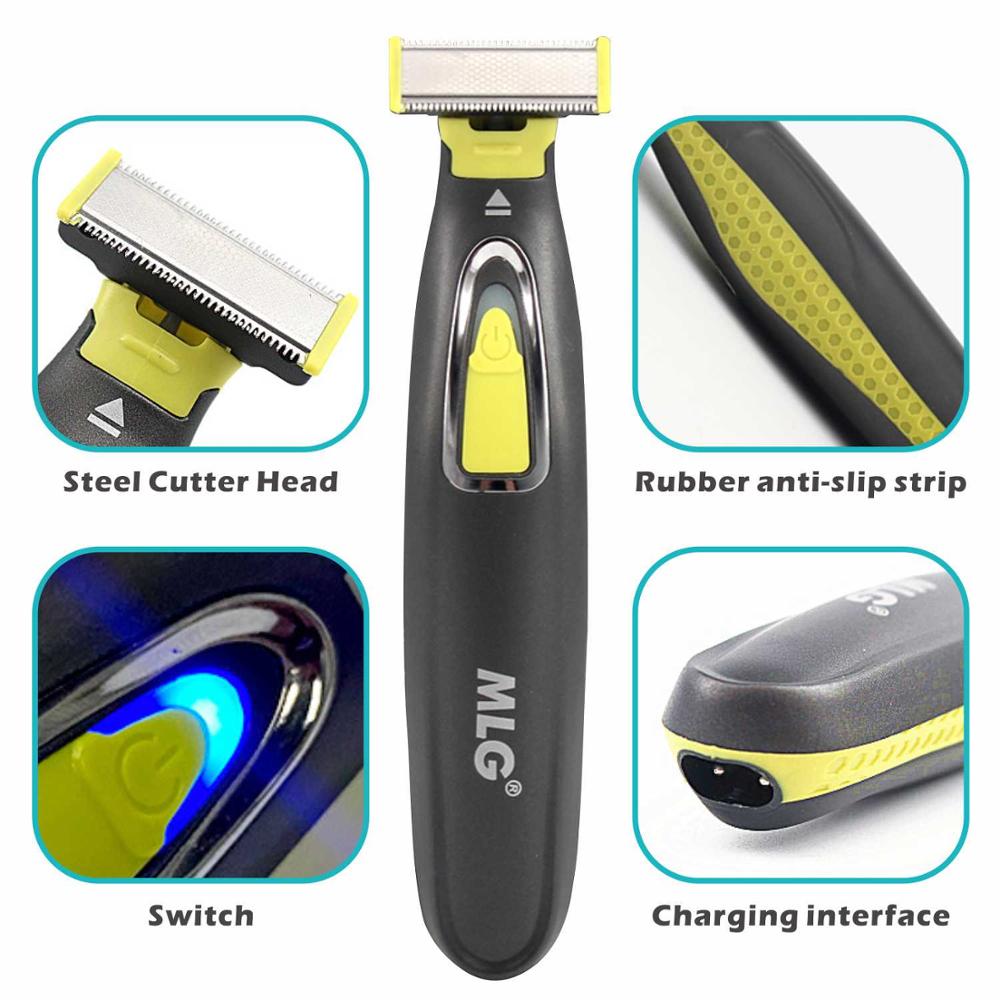 Rechargeable Cordless Electric Shaver with Trimmer by HitMyNeed