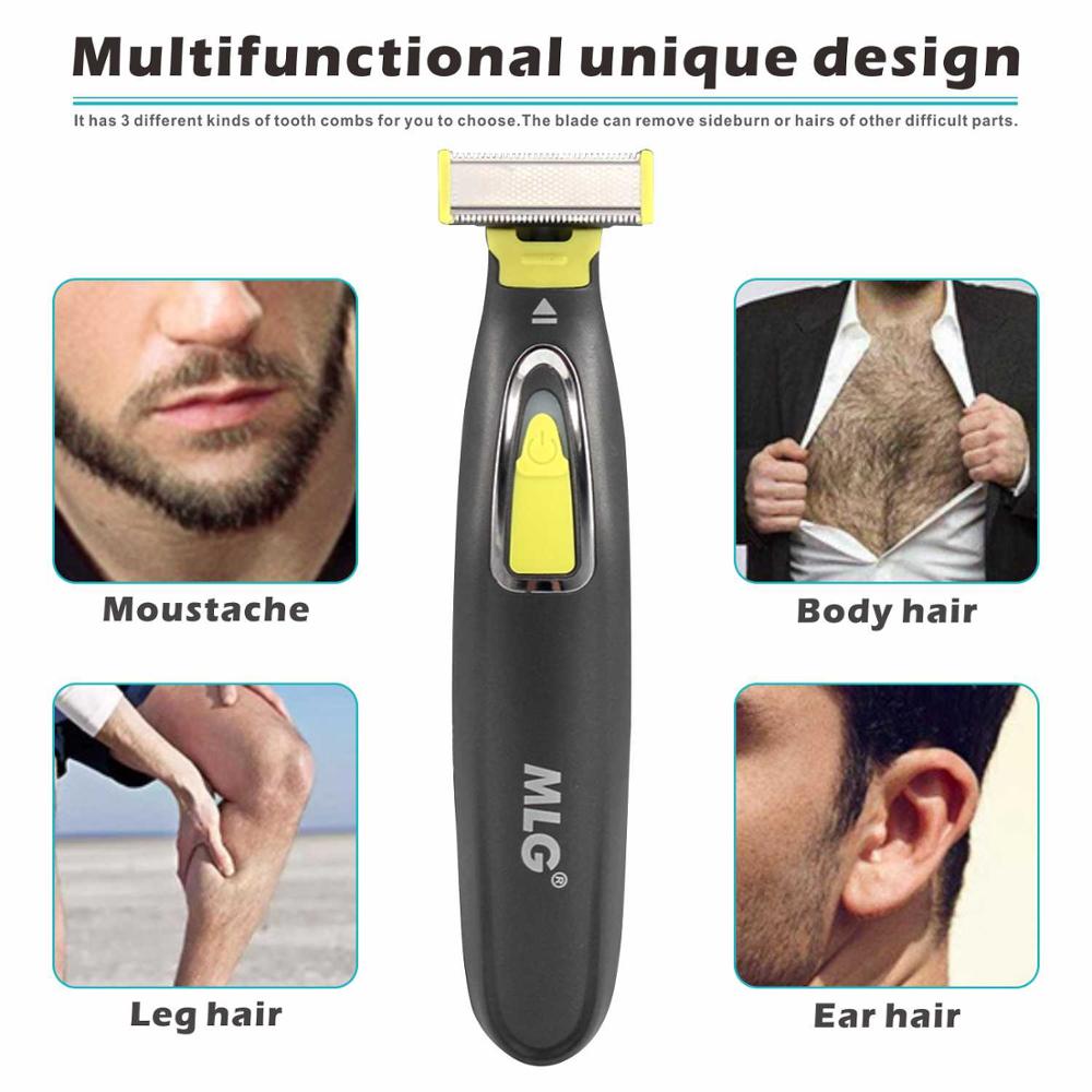 Rechargeable Cordless Electric Shaver with Trimmer by HitMyNeed