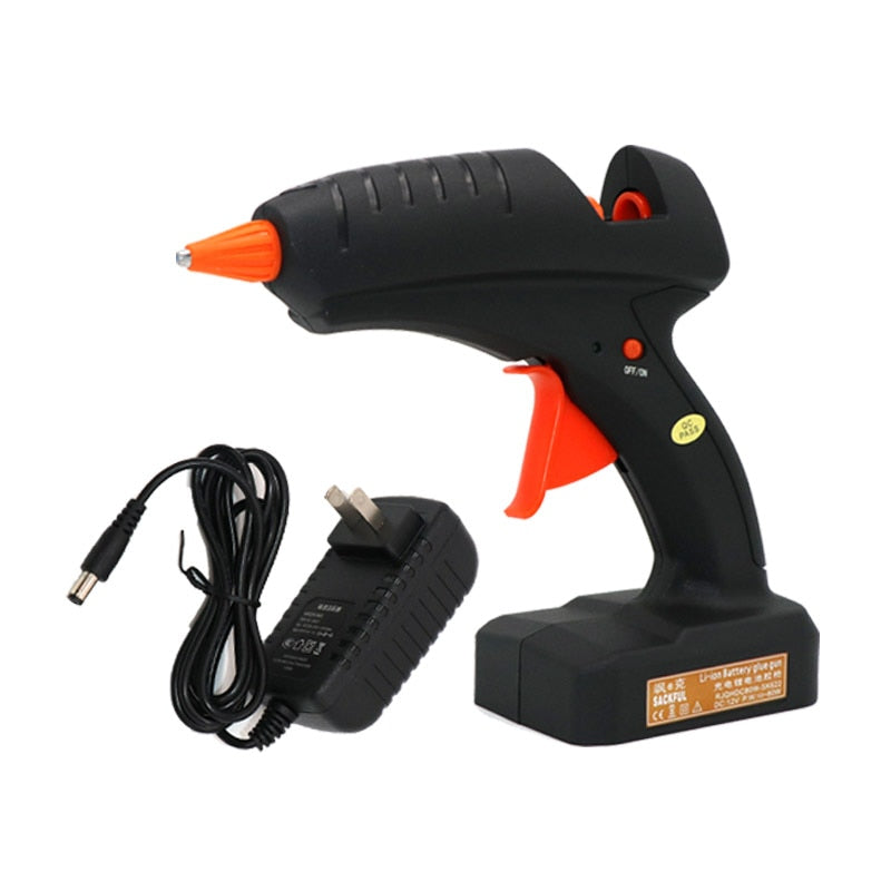 Rechargeable Cordless Glue Gun with 20 Sticks by HitMyNeed