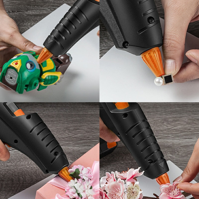 Rechargeable Cordless Glue Gun with 20 Sticks by HitMyNeed