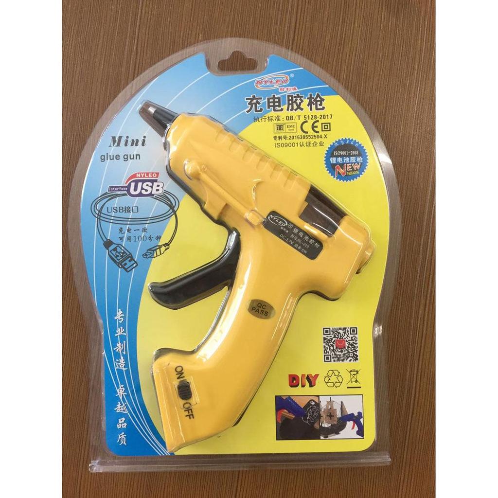Rechargeable Cordless Hot Glue Gun with Stand by HitMyNeed