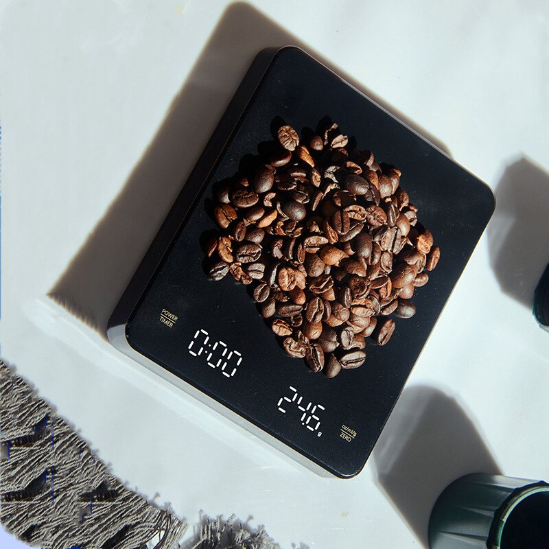 Rechargeable Digital Coffee Scale with Timer by HitMyNeed