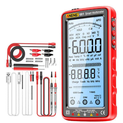 Rechargeable Digital Multimeter with NCV & LCD by HitMyNeed