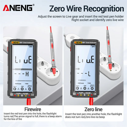 Rechargeable Digital Multimeter with NCV & LCD by HitMyNeed