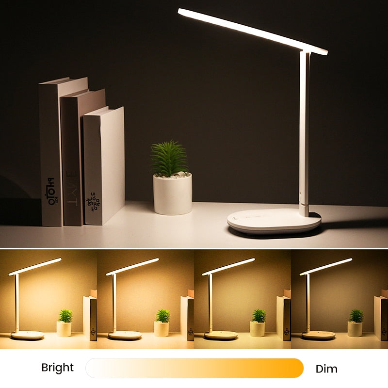 Rechargeable Dimmable LED Desk Lamp with Touch Control by HitMyNeed