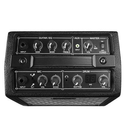 Rechargeable Drum Amplifier with Bass Support 8W by HitMyNeed