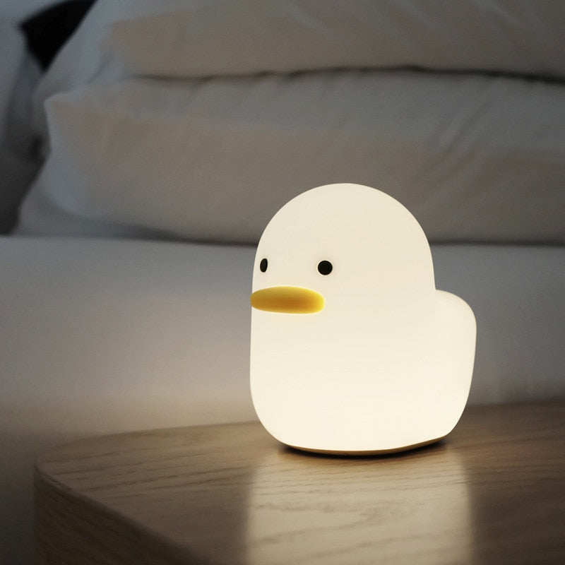 Rechargeable Duck LED Night Light with Touch Control by HitMyNeed