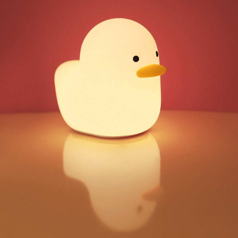 Rechargeable Duck LED Night Light with Touch Control by HitMyNeed