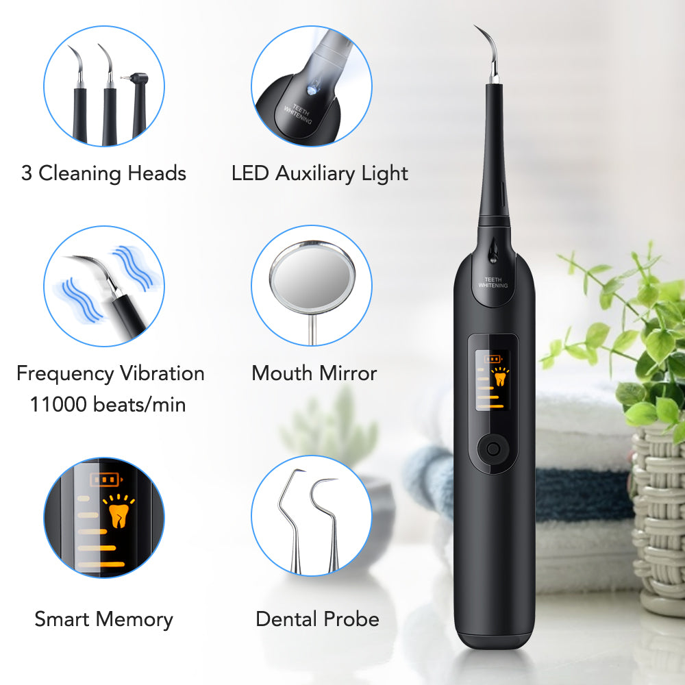 Rechargeable Electric Dental Scaler Teeth Cleaning Kit by HitMyNeed