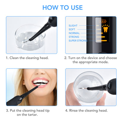 Rechargeable Electric Dental Scaler Teeth Cleaning Kit by HitMyNeed