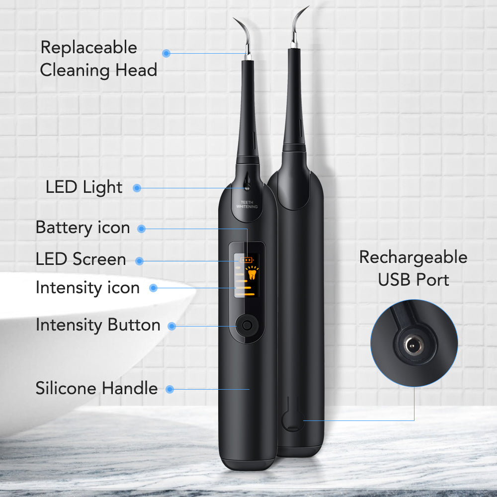 Rechargeable Electric Dental Scaler Teeth Cleaning Kit by HitMyNeed