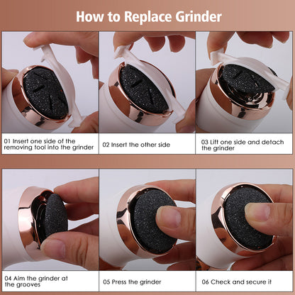 Rechargeable Electric Foot Callus Remover Kit by HitMyNeed
