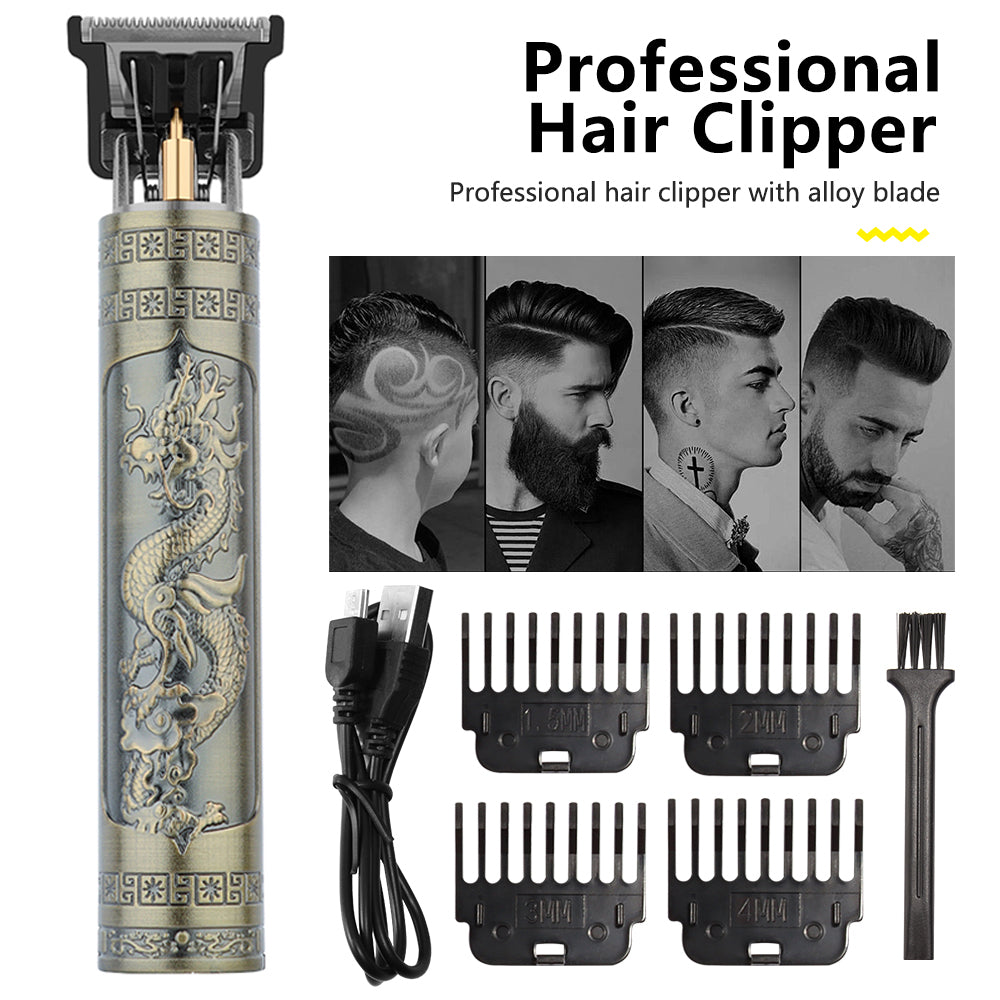 Rechargeable Electric Hair Clipper with Guide Combs by HitMyNeed