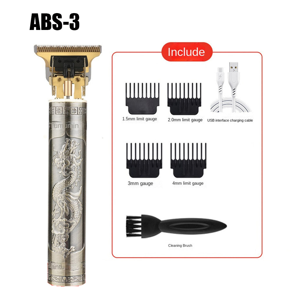 Rechargeable Electric Hair Clipper with Guide Combs abs-3 by HitMyNeed
