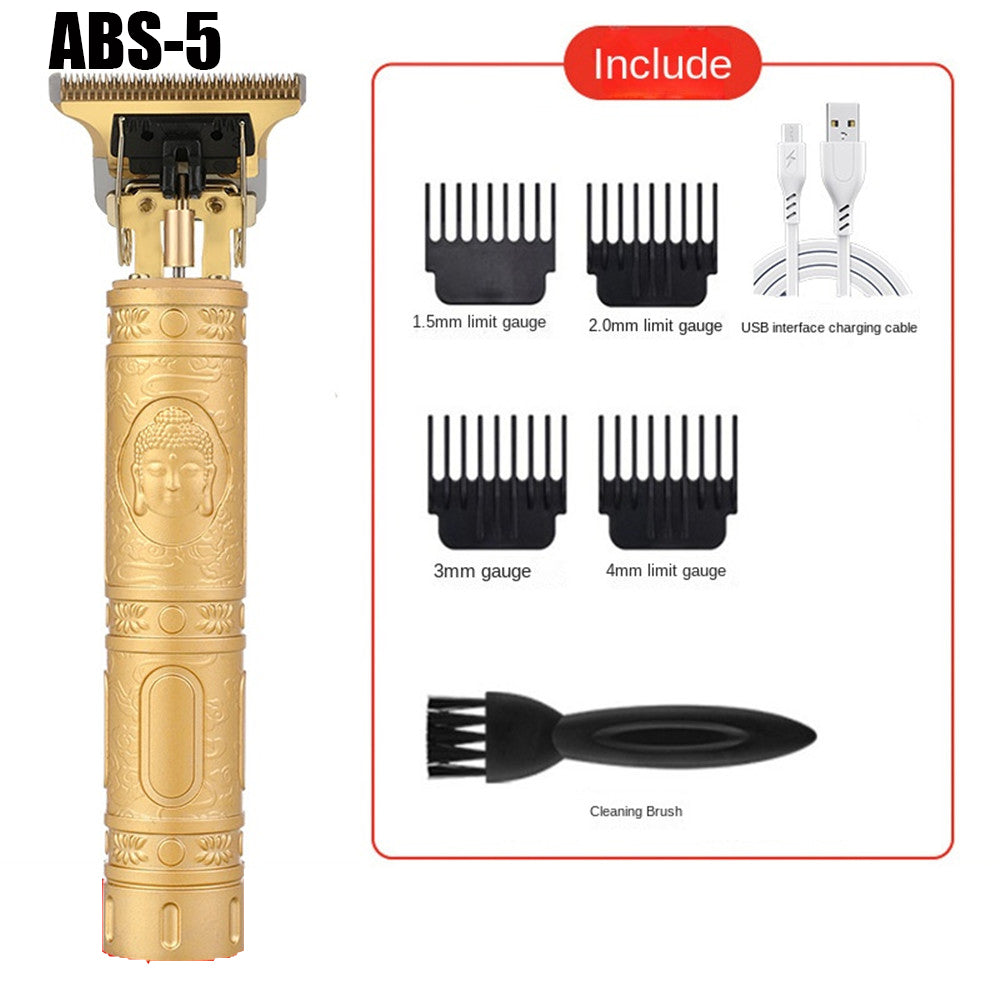 Rechargeable Electric Hair Clipper with Guide Combs abs-5 by HitMyNeed