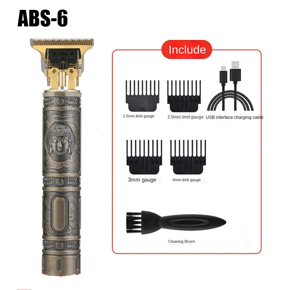 Rechargeable Electric Hair Clipper with Guide Combs abs-6 by HitMyNeed