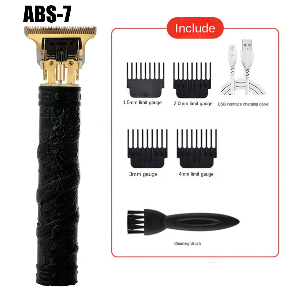 Rechargeable Electric Hair Clipper with Guide Combs abs-7 by HitMyNeed