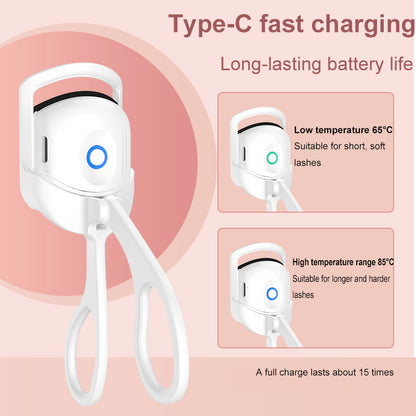 Rechargeable Electric Heated Eyelash Curler by HitMyNeed