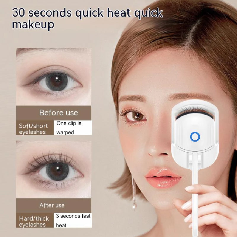 Rechargeable Electric Heated Eyelash Curler by HitMyNeed