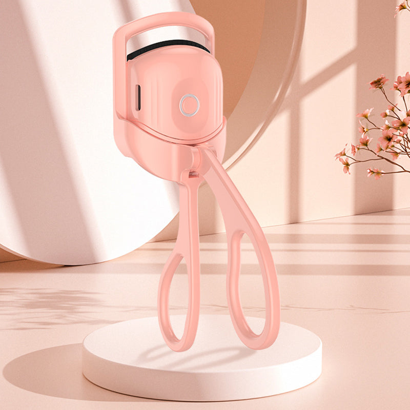 Rechargeable Electric Heated Eyelash Curler pink-no-box by HitMyNeed