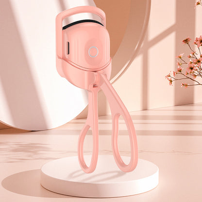 Rechargeable Electric Heated Eyelash Curler pink-no-box by HitMyNeed
