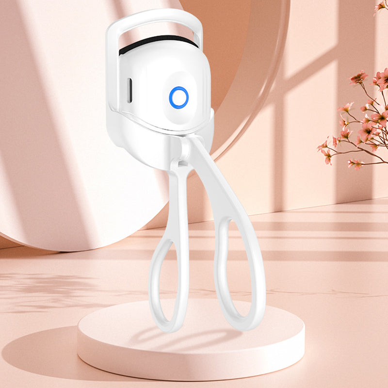 Rechargeable Electric Heated Eyelash Curler white-no-box by HitMyNeed
