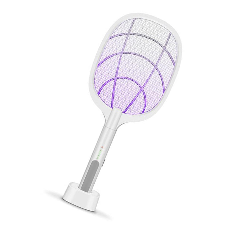Rechargeable Electric Mosquito Racket with Base by HitMyNeed