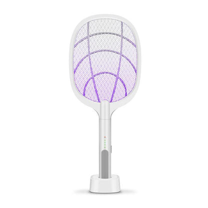 Rechargeable Electric Mosquito Racket with Base by HitMyNeed
