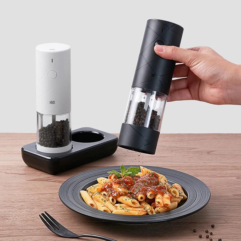 Rechargeable Electric Salt & Pepper Grinder Set 2pcs by HitMyNeed