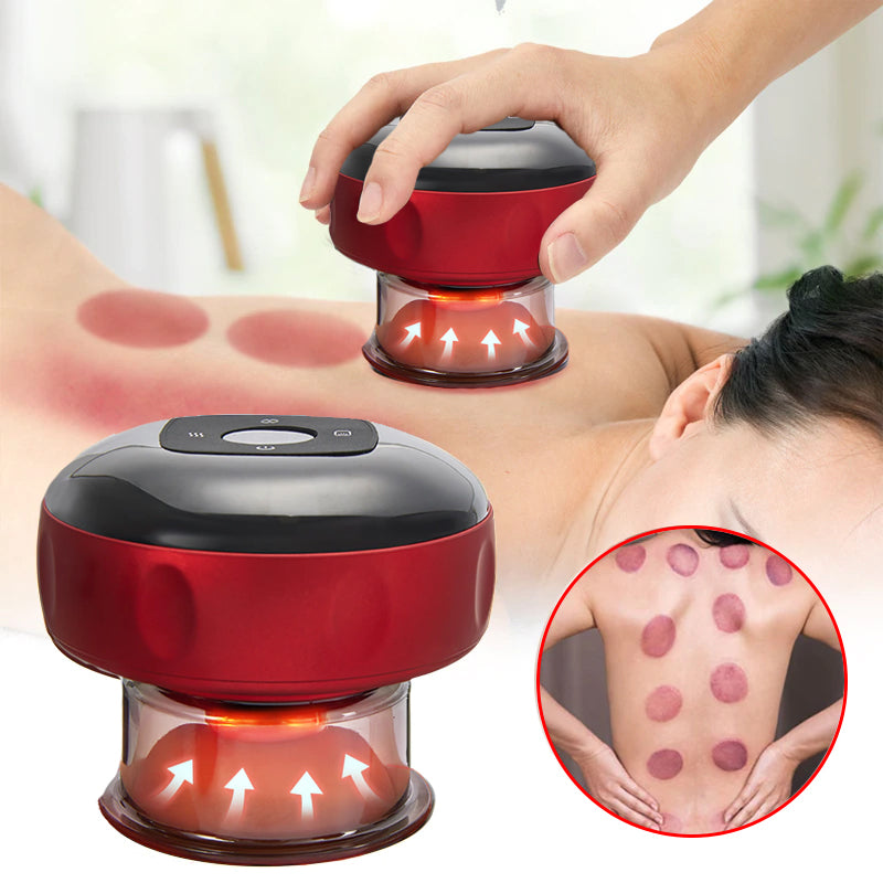 Rechargeable Electric Vacuum Cupping Massager by HitMyNeed