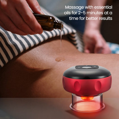 Rechargeable Electric Vacuum Cupping Massager by HitMyNeed