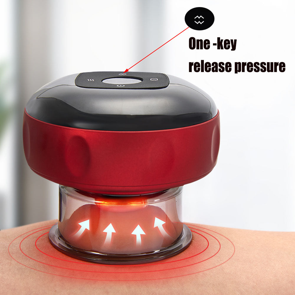 Rechargeable Electric Vacuum Cupping Massager by HitMyNeed