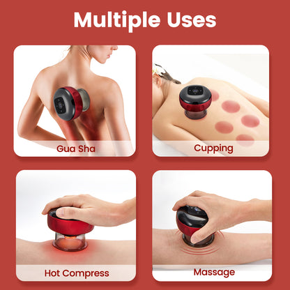 Rechargeable Electric Vacuum Cupping Massager by HitMyNeed