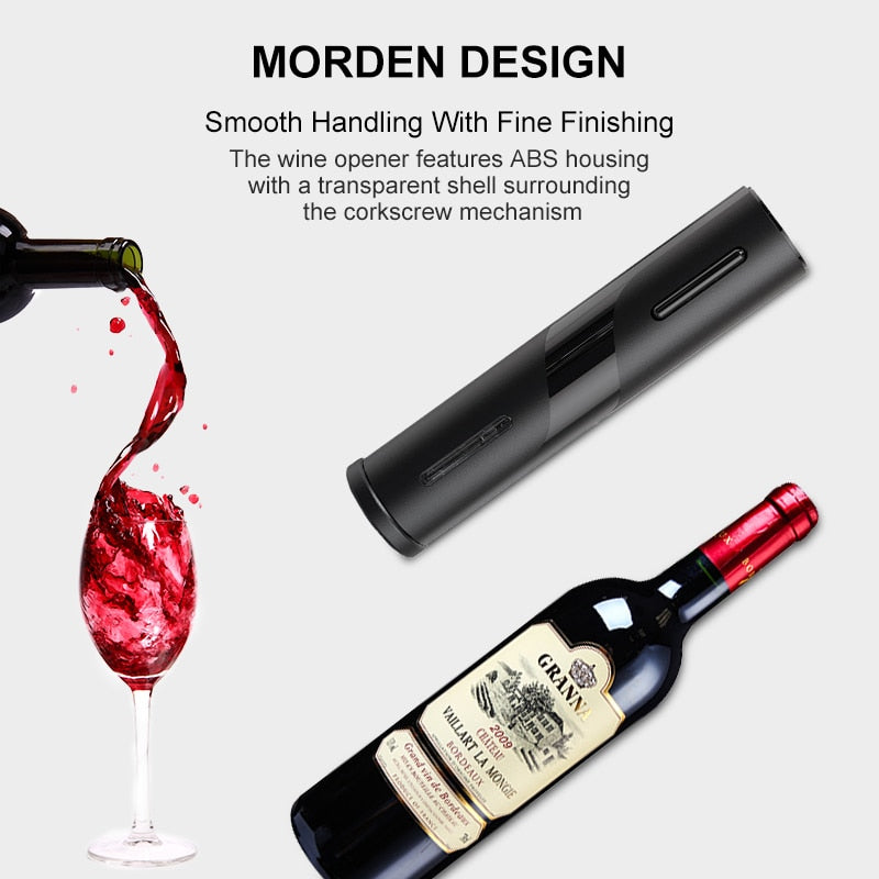 Rechargeable Electric Wine Bottle Opener by HitMyNeed