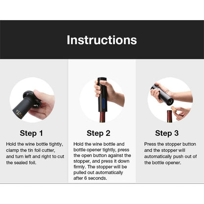 Rechargeable Electric Wine Bottle Opener by HitMyNeed