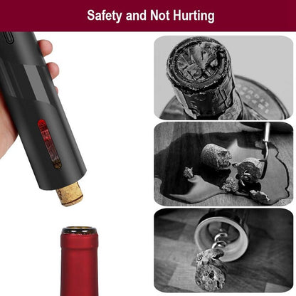 Rechargeable Electric Wine Opener with USB Cable by HitMyNeed