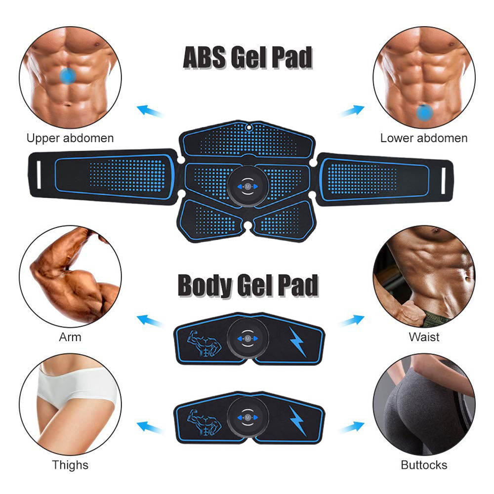 Rechargeable EMS Ab Toner for Core and Arms by HitMyNeed