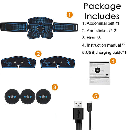 Rechargeable EMS Ab Toner for Core and Arms by HitMyNeed