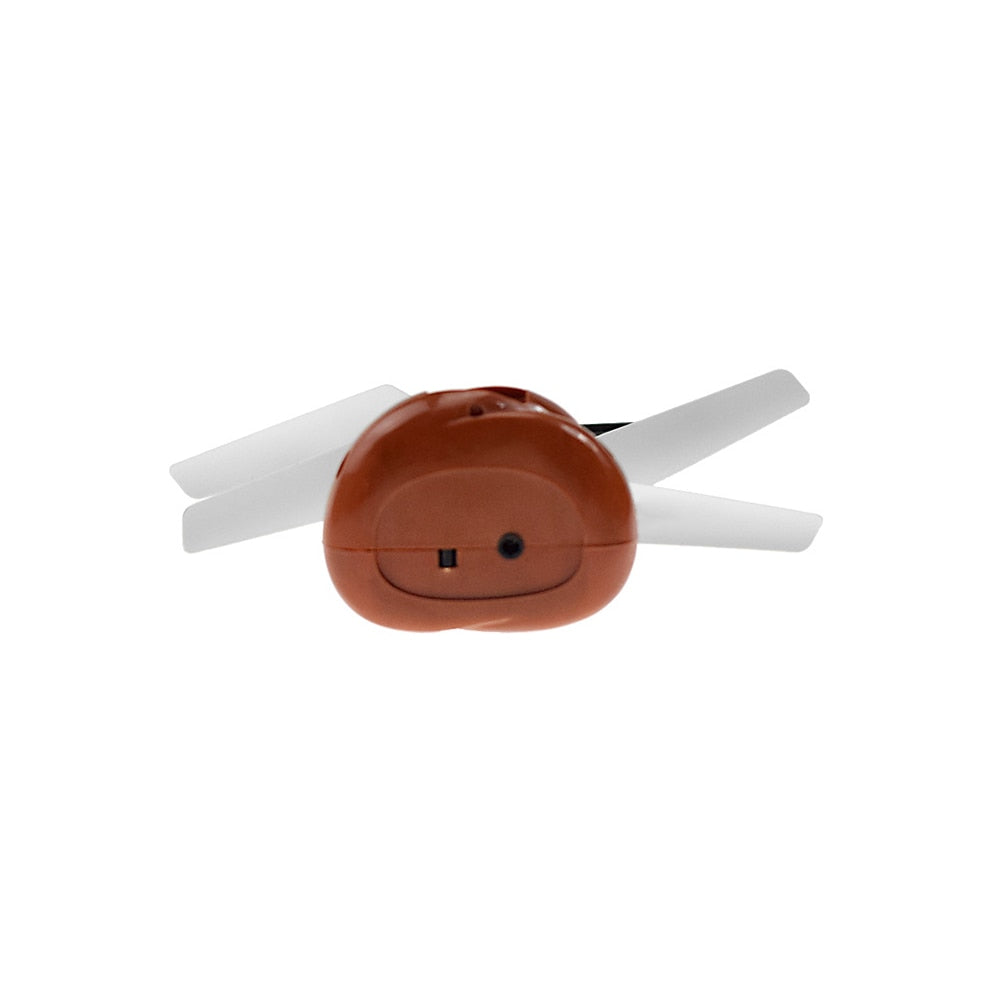 Rechargeable Flying Poop Emoji Toy with Propellers by HitMyNeed