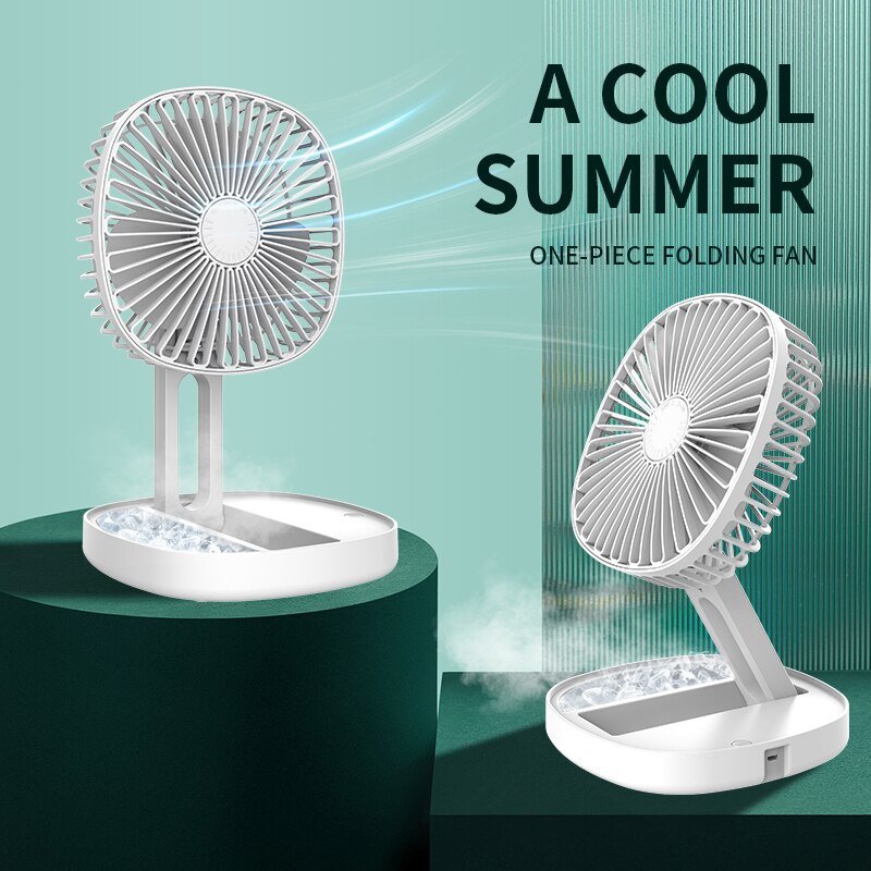 Rechargeable Foldable Desk & Wall Mounted Mini Fan by HitMyNeed