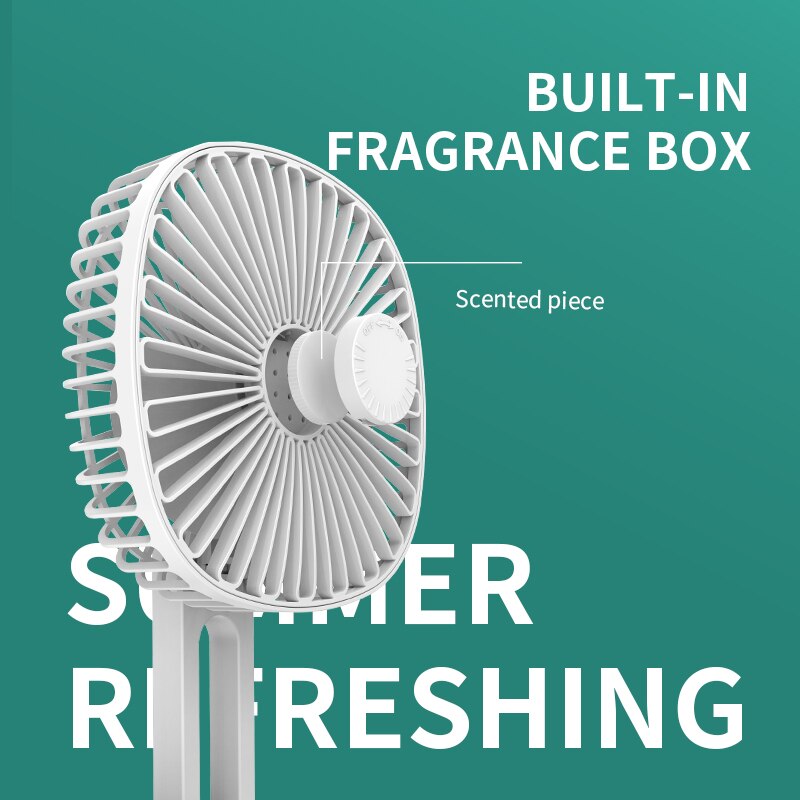 Rechargeable Foldable Desk & Wall Mounted Mini Fan by HitMyNeed