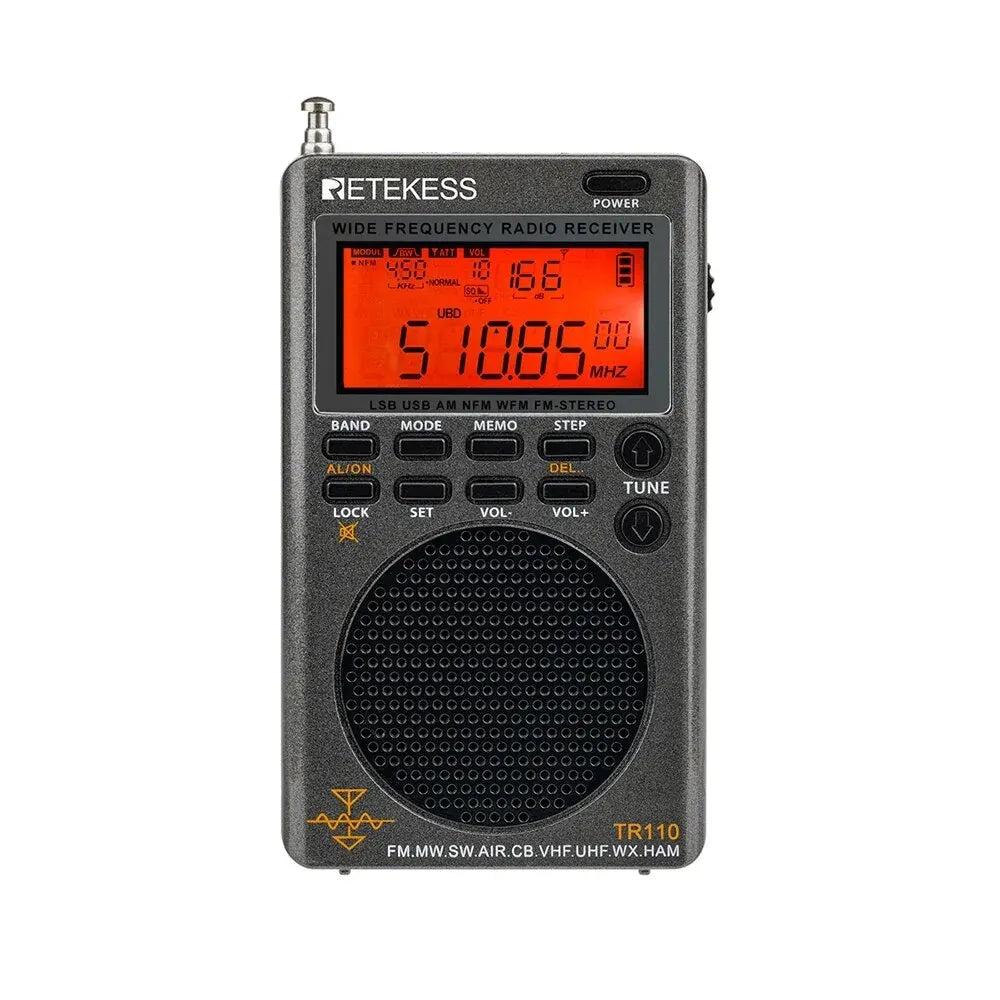 Rechargeable Full-Band SSB Shortwave Radio with Bluetooth by HitMyNeed