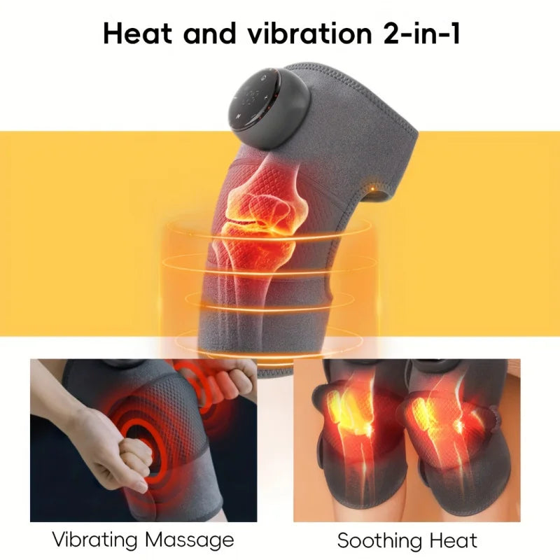 Rechargeable Heated Knee, Shoulder & Elbow Massager by HitMyNeed
