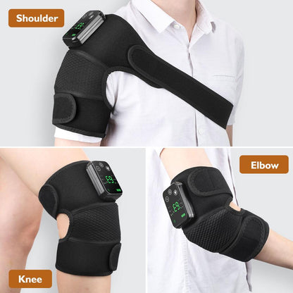 Rechargeable Heated Knee & Shoulder Massager Brace by HitMyNeed