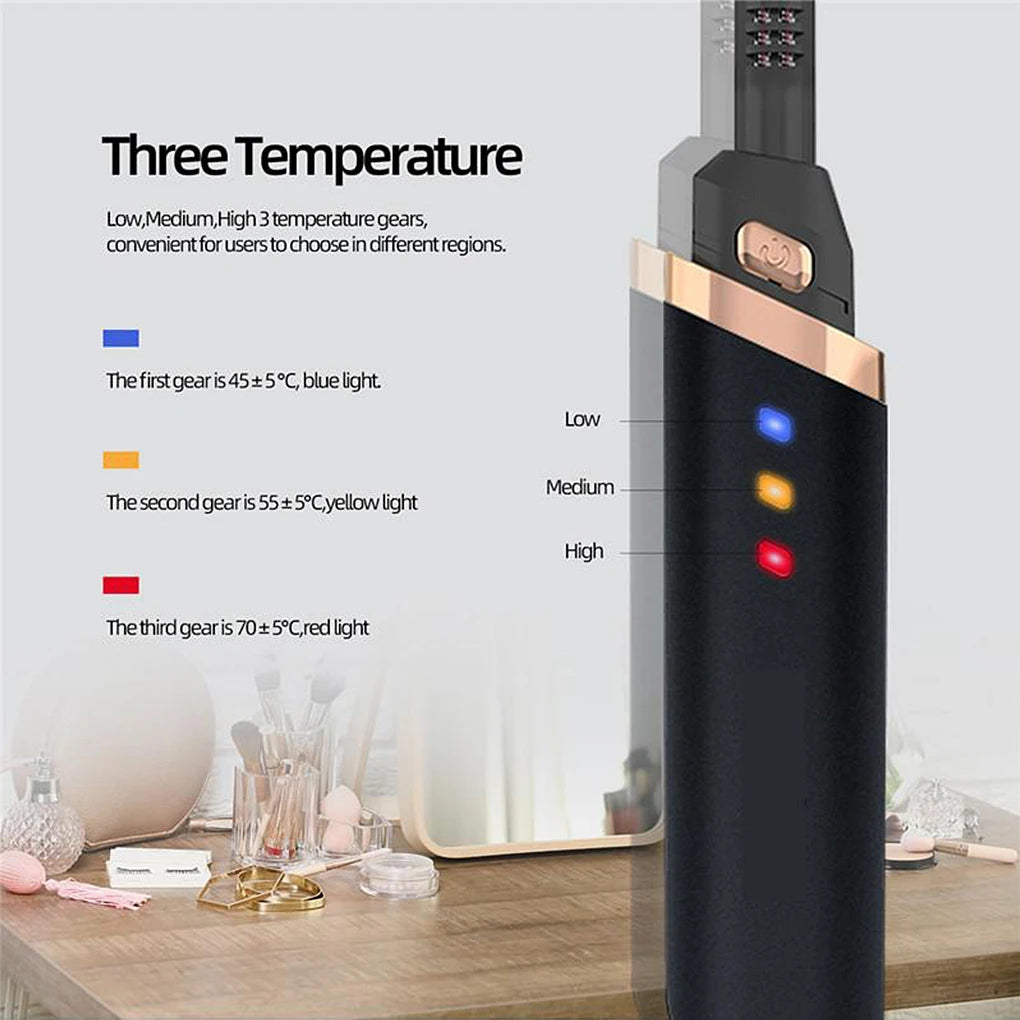 Rechargeable Heated Lash Curler with 3 Heat Settings by HitMyNeed