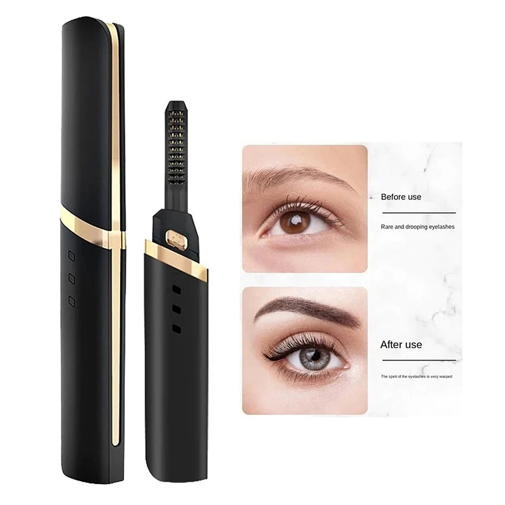Rechargeable Heated Lash Curler with 3 Heat Settings by HitMyNeed