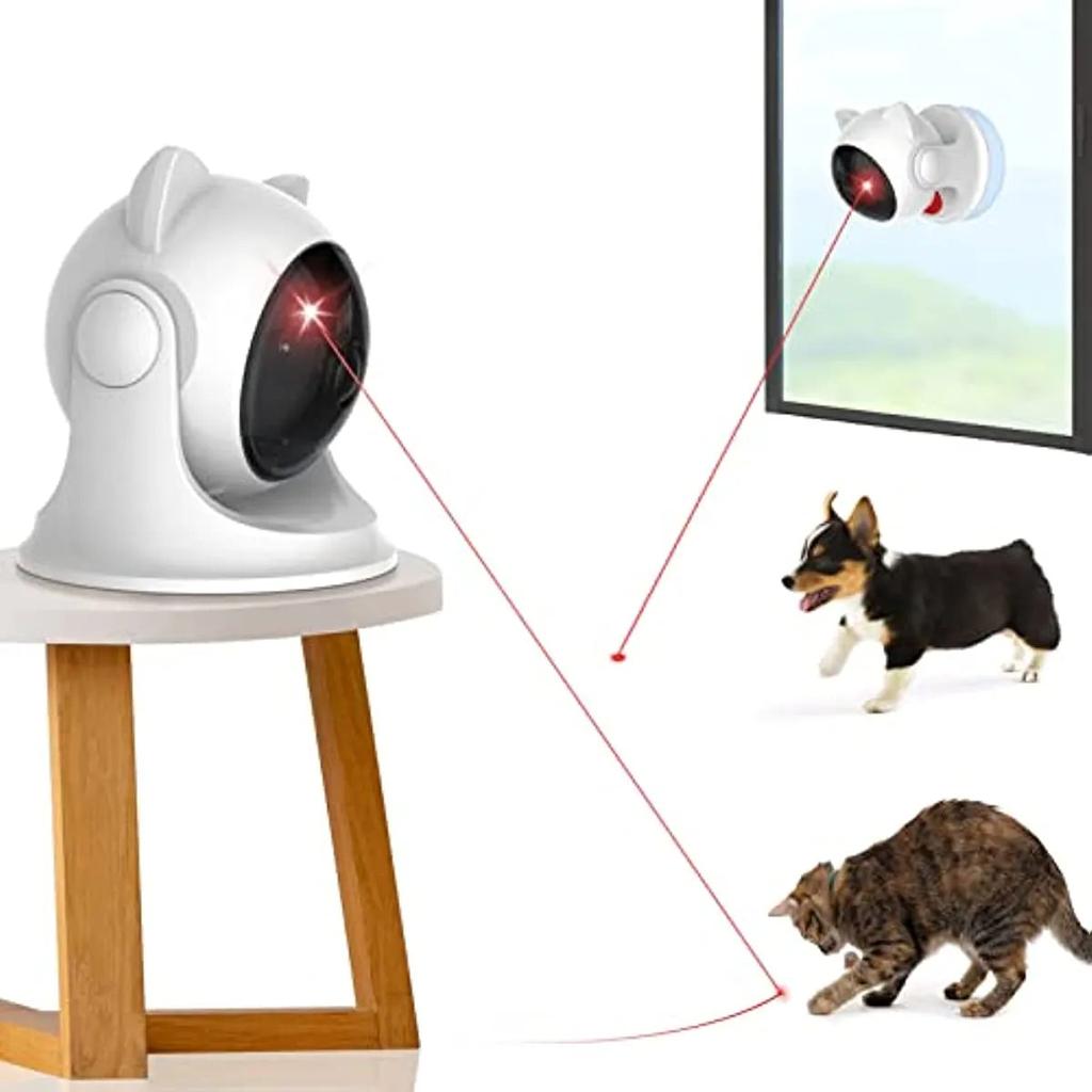Rechargeable Interactive Cat Laser Toy with 3 Modes by HitMyNeed