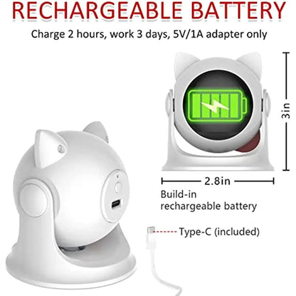 Rechargeable Interactive Cat Laser Toy with 3 Modes by HitMyNeed