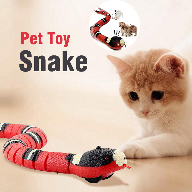 Rechargeable Interactive Moving Snake Cat Toy by HitMyNeed
