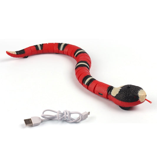 Rechargeable Interactive Snake Cat Toy with Sensor by HitMyNeed